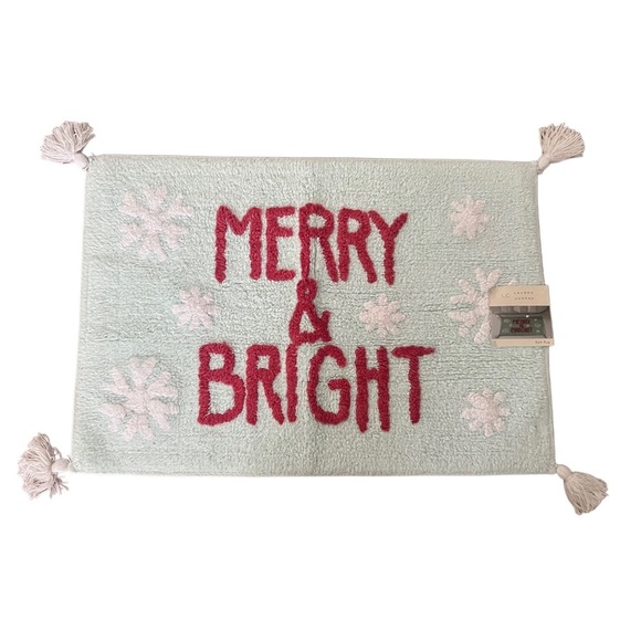 LC Lauren Conrad Merry & Bright Snowflake Christmas Rug - Picture 1 of 5